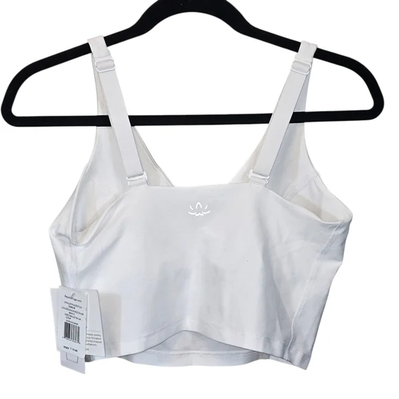 Beyond Yoga Spacedye Always On Cropped Tank NWT Cloud White Size Small - Picture 6 of 11